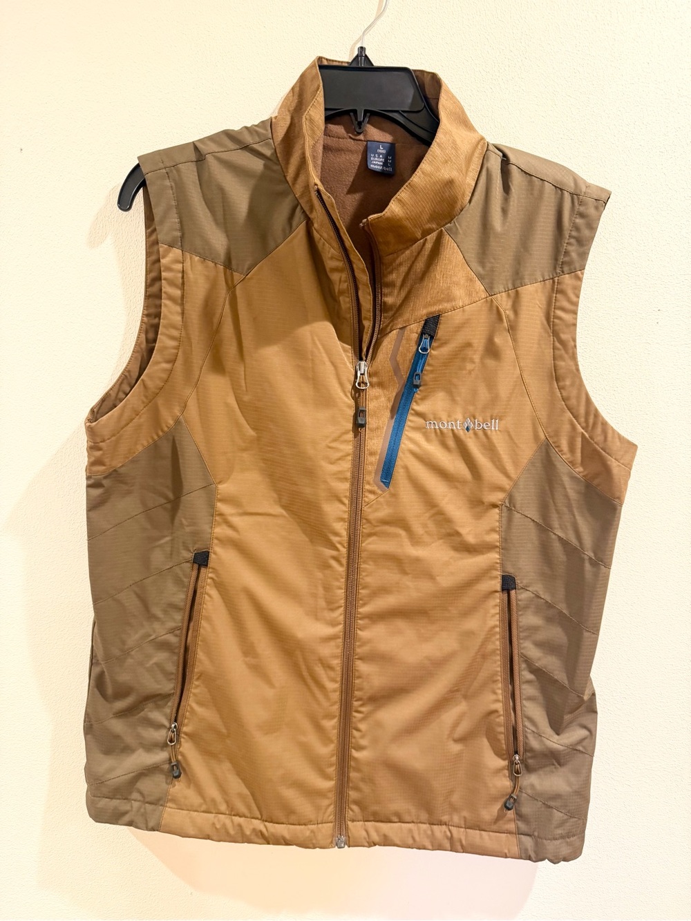 Montbell Light Shell Vest Size US Medium M